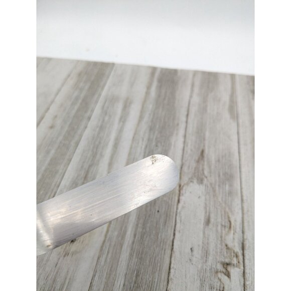 Vintage Geneva Forge Stainless Steel Spatula Cake Icing Wood Handle 7 1/2" - Picture 8 of 9